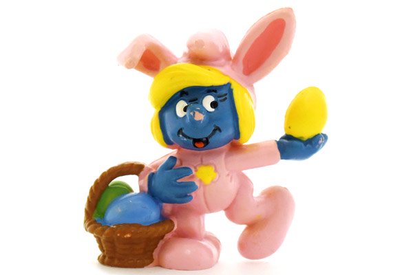 SMURFS/スマーフ・PVC Figure/フィギュア・Easter Series/イースターシリーズ 「Bunny Suit  Smurfette/バニースーツスマーフェット」 20497 - KNot a TOY/ノットアトイ