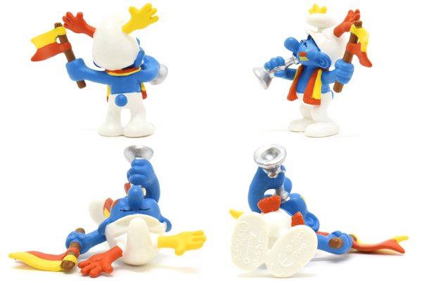 SMURFS/スマーフ・PVC Figure/フィギュア・Soccer Team Series/サッカーチームシリーズ 「スマーフ・Fan/ファン・Supporter/サポーター」  20530 - KNot a TOY/ノットアトイ