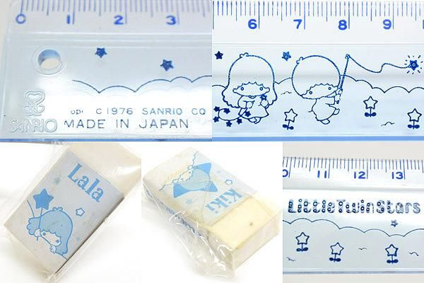 サンリオ　リトルワンダーストーリー　鉛筆　筆箱　消しゴム サンリオ - リトルワンダーストーリー 缶ペンケース 筆箱 1988年