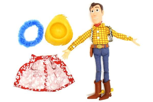 TOY STORY/トイストーリー・Hawaiian Vacation/ハワイアンバケーション・Disney STORE/ディズニー ストア版トーキングアクションフィギュア「Woody/ウッディ」英語版 - KNot a TOY/ノットアトイ