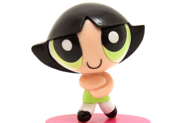 THE POWERPUFF GIRLS/パワーパフガールズ・Chimos/チモズ・mini PVC Figure/ミニフィギュア  「Buttercup/バターカップ」 2012年・3.6cm - KNot a TOY/ノットアトイ