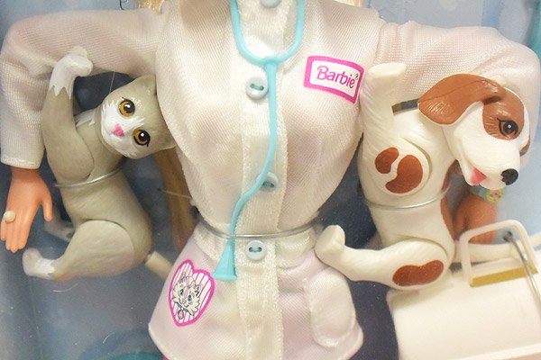 ペットドクターバービー・Barbie Pet Doctor/バービーペットドクター・Dog u0026 Cat/子犬＆子猫付き・1997年 - KNot a  TOY/ノットアトイ