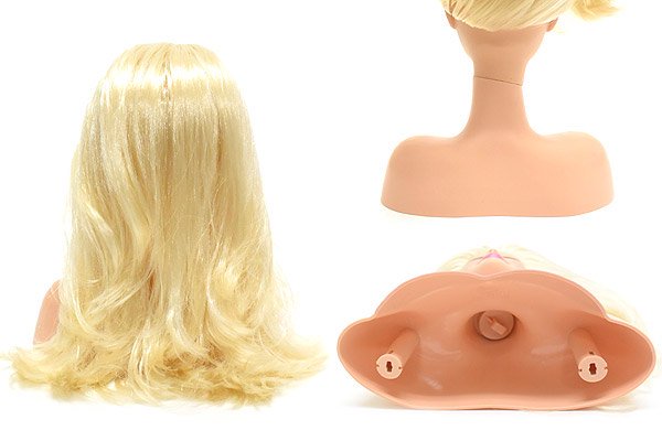 Barbie/バービー・Styling Head/スタイリングヘッド・ブロンド×ピンク ...