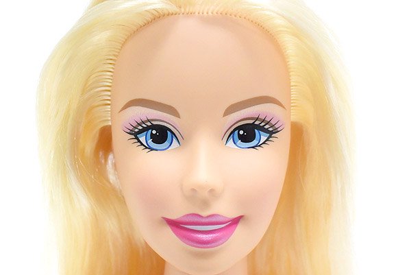 Barbie/バービー・Styling Head/スタイリングヘッド・ブロンド×ピンク・1998年・約20cm - KNot a TOY/ノットアトイ