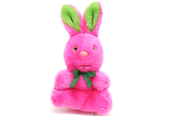 Bunny バニー ウサギ ぬいぐるみ ピンク グリーン 耳除く 高さ約14cm おもちゃ屋 Knot A Toy ノットアトイ Online Shop In 高円寺