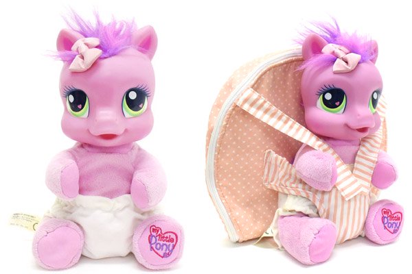 My Little Pony/マイリトルポニー G3・So Soft Newborn Play-N-Carry  Skywishes/スカイウィッシェズ・トーキングぬいぐるみ・バッグ付き・2006年 - KNot a TOY/ノットアトイ