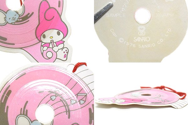 Sanrio Premium Mascot/サンリオプレミアムマスコット・MY MELODY/マイメロディ・ソノシート・レコード・「歌のギフトゲート」・1976年  - KNot a TOY/ノットアトイ