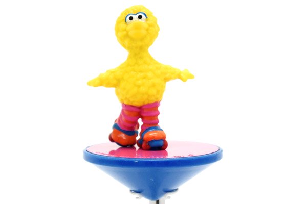 SESAME STREET/セサミストリート・APPLAUSE/アプローズ・PVC Figure/フィギュア「Big  Bird/ビッグバード・Spinning top/スピニングトップ/コマ(独楽)」 - KNot a TOY/ノットアトイ