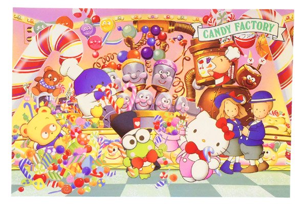 Sanrio/サンリオ・Sanrio Puroland/サンリオピューロランド・Post Card/ポストカード・CANDY  FACTORY/キャンディファクトリー・1990年 - KNot a TOY/ノットアトイ