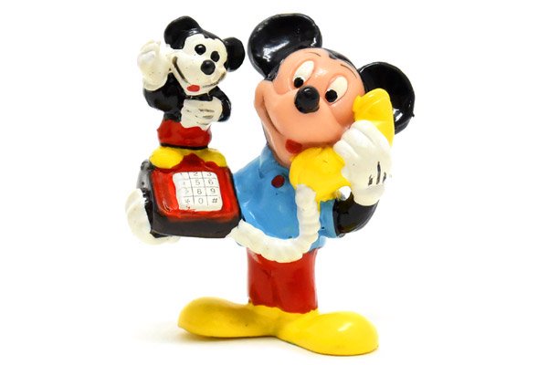 Disney ディズニー Applause アプローズ Pvc Figure フィギュア Mickey Mouse ミッキー マウス Telephone テレフォン 電話 おもちゃ屋 Knot A Toy ノットアトイ Online Shop In 高円寺
