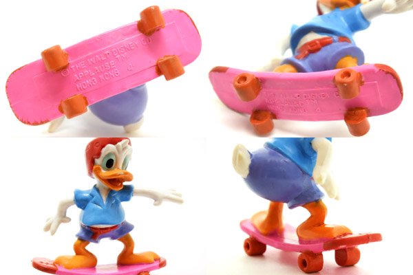 Disney ディズニー Applause アプローズ Pvc Figure フィギュア Donald Duck ドナルドダック Skate Board スケートボード スケーター Knot A Toy ノットアトイ