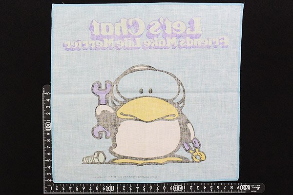 Let's Chat/レッツチャット・Handkerchief/ハンカチ・ブルー・27.5cm 