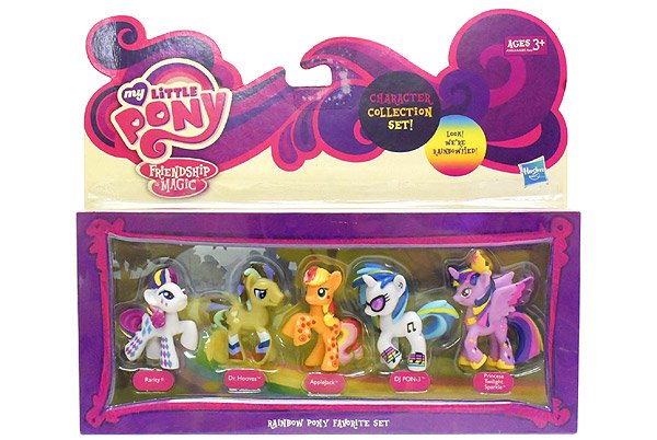 My Little Pony/マイリトルポニーG4・Friendship is Magic/フレンドシップイズマジック・Rainbow Pony  Favorite Set・5体セット・2015年 - KNot a TOY/ノットアトイ