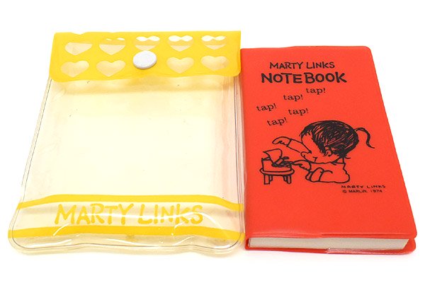 MARTY LINKS/マーティーリンクス・MEMO PAD/メモ帳・ビニールケース