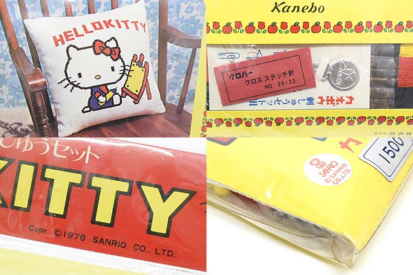 Hello Kitty/ハローキティ・カネボウ刺繍セット・Cross Stitch Kit ...