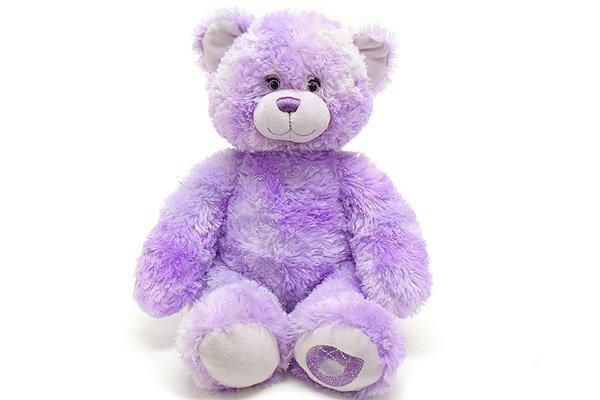 Build-A-Bear Workshop/ビルドアベアワークショップ・ぬいぐるみ・クマ・Gem of a Friend・Adoring  Amethyst Teddy・パープル・約38cm - KNot a TOY/ノットアトイ