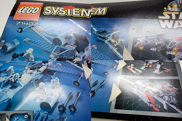 LEGO/レゴ・SYSTEM/システム・STAR WARS/スターウォーズ 「X-WING FIGHTER/エックスウイングファイター・#7140」  1999年・未開封・パッケージダメージ有 - KNot a TOY/ノットアトイ