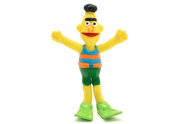 Sesame Street セサミストリート Applause アプローズ Mini Bendable Figure ミニベンダブルフィギュア Beach ビーチ Bert バート 7 3cmダメージ おもちゃ屋 Knot A Toy ノットアトイ Online Shop In 高円寺