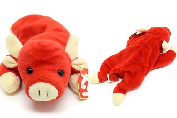 TY Beanie Baby/ビーニーベイビー・ぬいぐるみ・ウシ・Snort