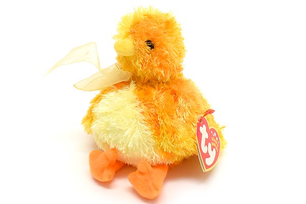 TY Beanie Baby/ビーニーベイビー・ぬいぐるみ・トリ/ヒヨコ・Chickie 