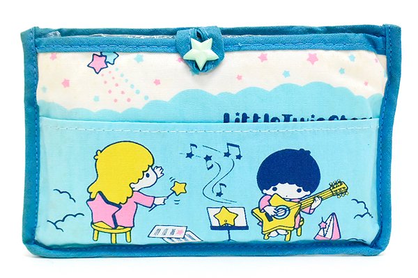 LittleTwinStars/リトルツインスターズ/キキララ・Tissues & case/ポケットティッシュ＆ケース・ブルー・1976年 -  KNot a TOY/ノットアトイ