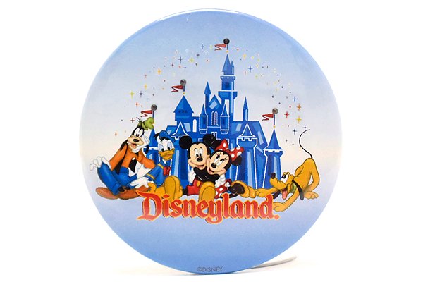 US.Disneylandディズニーランド・Vintage Button Badgeビンテージ缶