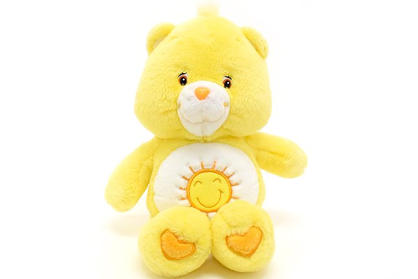 Care Bears/ケアベア・ぬいぐるみ・Funshine Bear/ファンシャインベア・13inch/座った状態26cm・2002年 - KNot  a TOY/ノットアトイ