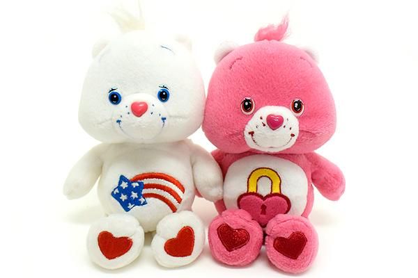 ダメージ有り】Care Bears/ケアベア・ぬいぐるみ2体セット・America