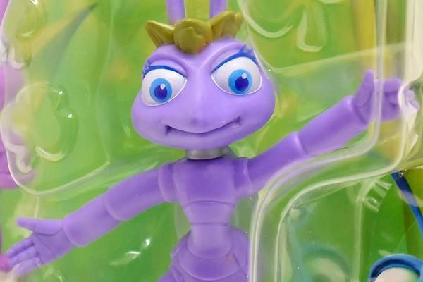 RARE PIXAR A BUG'S LIFE FLIK FOSSIL/RELIC SILVER GREEN