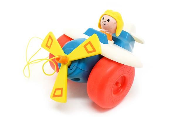 5908. フィッシャープライス ヴィンテージ プルトイ こわばり