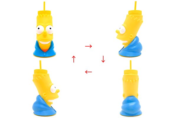 Universal Studios/ユニバーサルスタジオ×the SIMPSONS/シンプソンズ・Bart/バート・フェイス型ストロー付きタンブラー/ドリンクボトル  - KNot a TOY/ノットアトイ