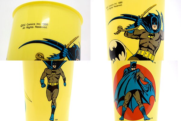 DC/ディーシー×Coca-Cola/コカコーラ×7 ELEVEN/セブンイレブン・Plastic Cup/プラスチックカップ(Drink Cup/ ドリンクカップ) 「BAT MAN/バットマン」 - KNot a TOY/ノットアトイ