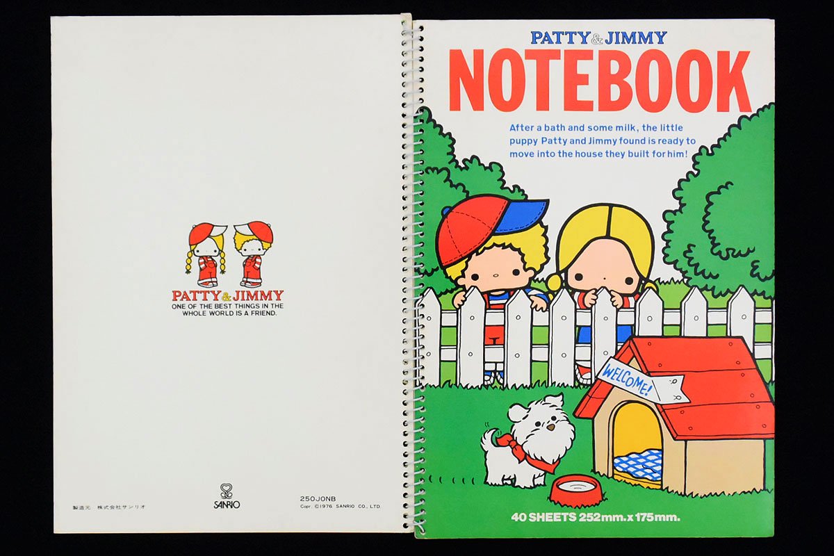 Patty and Jimmy/パティ＆ジミー・Notebook/B5リングノート・ホワイト