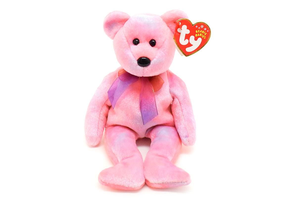 ピンク　ぬいぐるみ　TY Beanie Baby　Beanie Buddy Ty Beanie Buddy “sweetest” the Bear (14 Inch) - Etsy