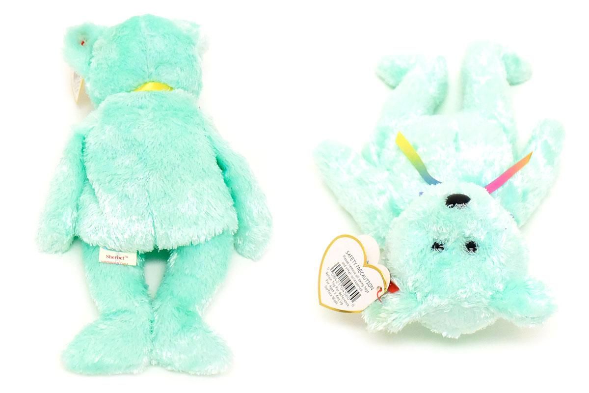 TY Beanie Baby/ビーニーベイビー・ぬいぐるみ・クマ・Sherbet
