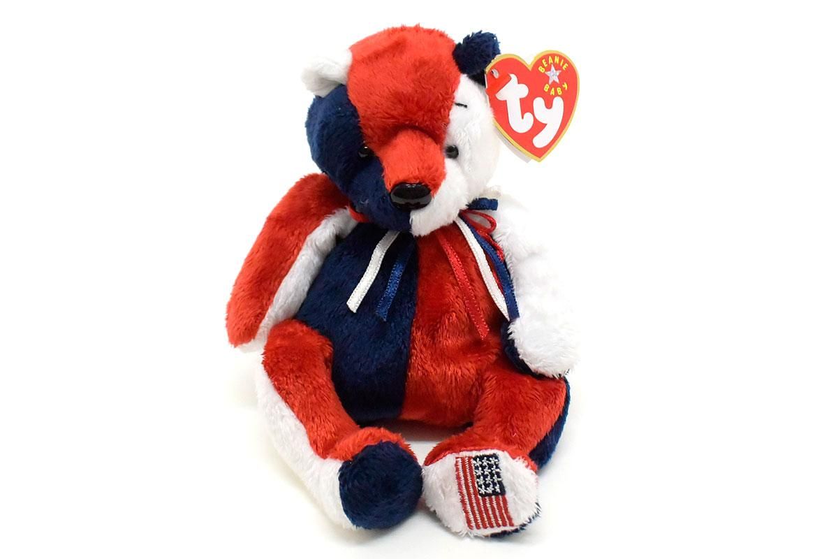 TY Beanie Baby/ビーニーベイビー・ぬいぐるみ・クマ・Patriot 