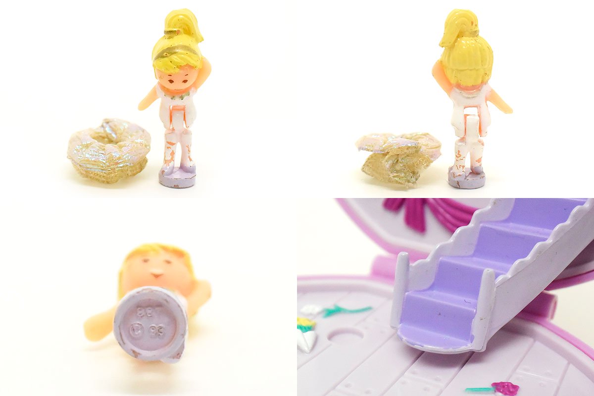 Polly Pocket/ポーリーポケット・Ballerina/バレリーナ・くるりんバレリーナ・コンパクト・丸型・パープル - KNot a  TOY/ノットアトイ