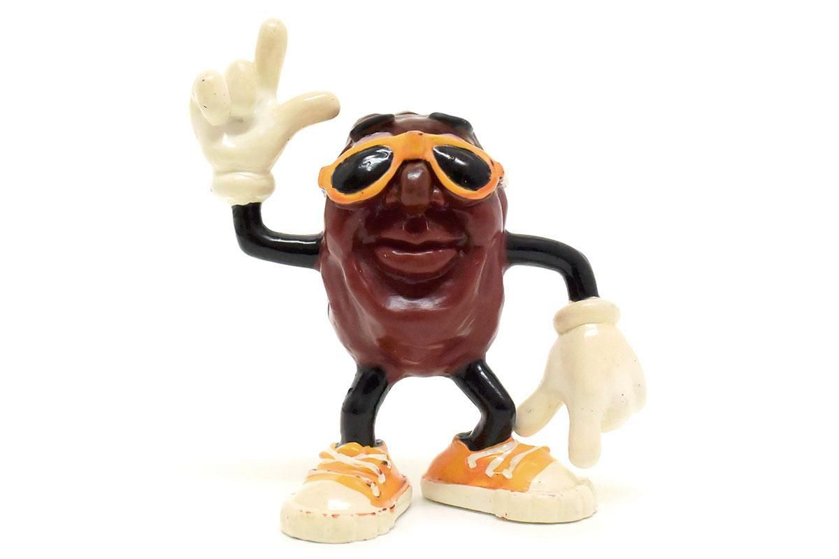 1987年製　ビンテージ　カリフォルニアレーズン　ベンダブル人形　アプローズ社 カリフォルニア・レーズン ベン・イン・ザ・サン 大きめサイズ