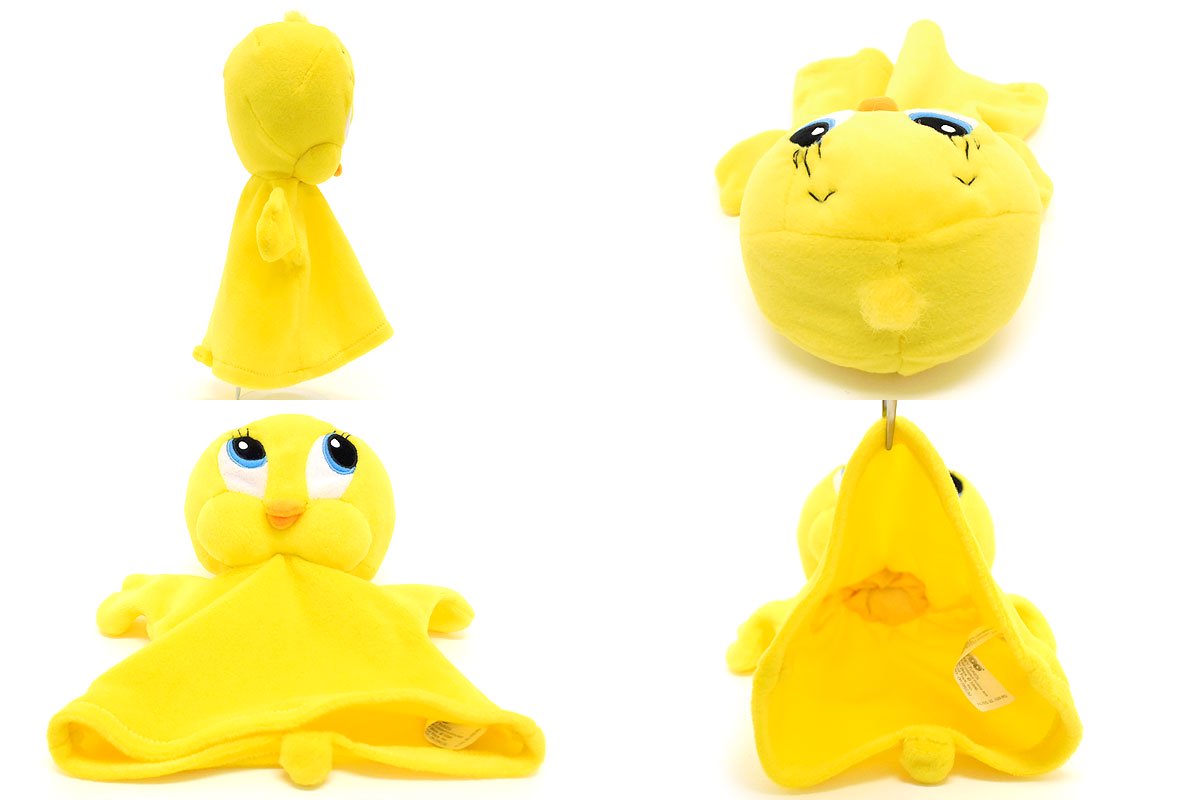 WB/ワーナーブラザース・BABY LOONEY TUNES/ベビールーニーテューンズ・TYCO/タイコ・Hand Puppet/ハンドパペット・ぬいぐるみ  「TWEETY/トゥイーティー」1996年 - KNot a TOY/ノットアトイ