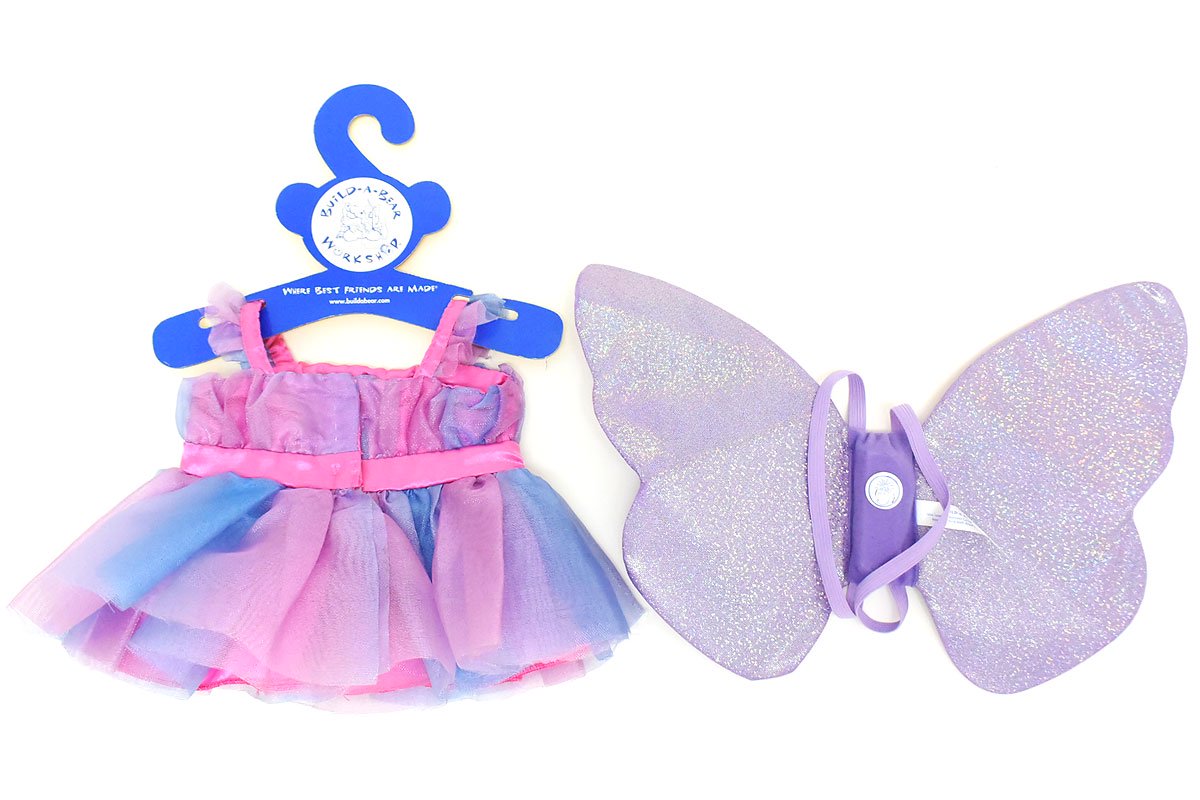 Build-A-Bear Workshop/ビルドアベアワークショップ・ぬいぐるみ・Clothing・コスチューム・着せ替え・洋服/衣装・Dress  & Wings/ドレスと羽 - KNot a TOY/ノットアトイ