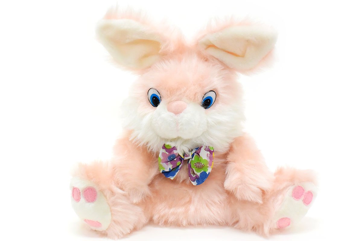 Bunny/バニー/ウサギ・Plush/ぬいぐるみ・パステルピンク×ホワイト