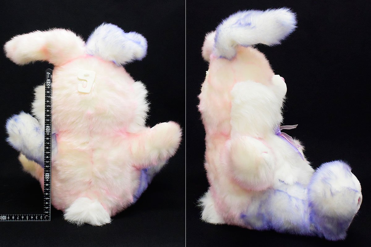 Easter Bunny/イースターバニー/ウサギ・ぬいぐるみ・ホワイト×ピンク×パープル・約36cm~52cm・DanDee/MTY  INTERNATIONAL - KNot a TOY/ノットアトイ