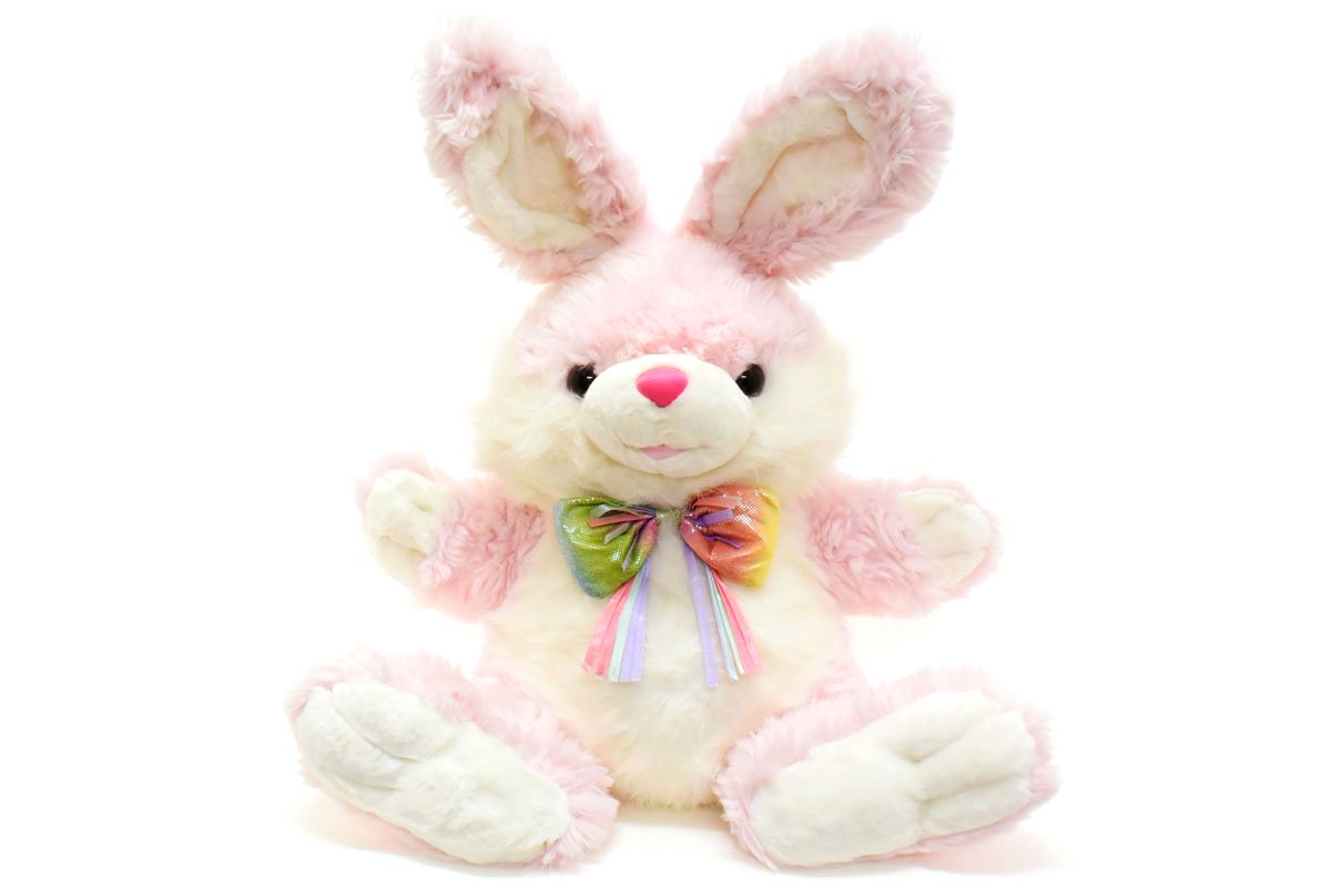 Easter Bunny イースターバニー ウサギ ぬいぐるみ パステルピンク ホワイト 約40cm 56cm Chad Valley Toys おもちゃ屋 Knot A Toy ノットアトイ Online Shop In 高円寺