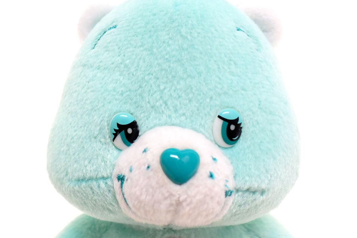 Care Bears ケアベア ぬいぐるみ Bashful Heart Bear バッシュフルハートベア 8inch 座った状態で16cm 04年 Knot A Toy ノットアトイ