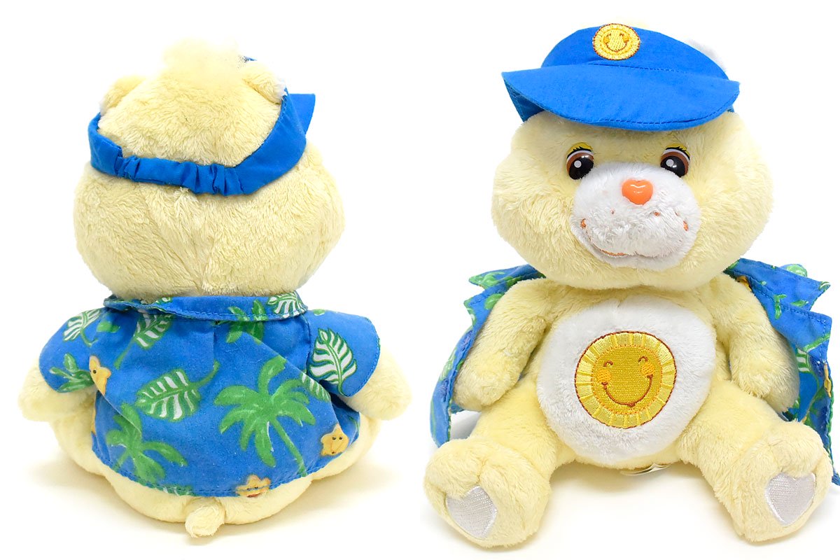 Care Bears/ケアベア・ぬいぐるみ・Aloha Funshine Bear/アロハファンシャインベア・ハワイ・10inch/座った状態で20cm  - KNot a TOY/ノットアトイ