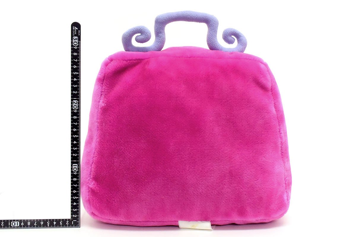 Barbie/バービー・Pink Plush Pillow Purse・バッグ型クッション