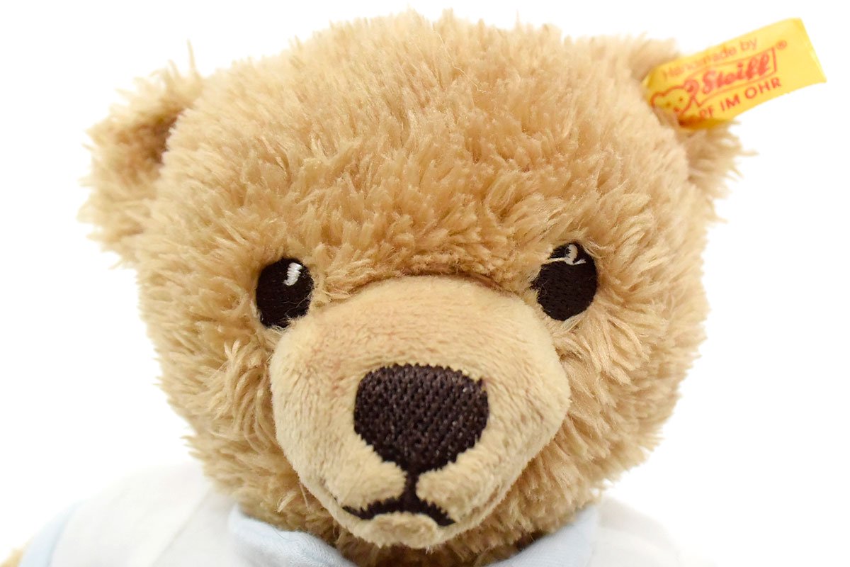 Bear/ベア/クマ・Plush/ぬいぐるみ・Sleep well bear/おやすみクマちゃん・ブラウン・全長約25cm・Steiff/シュタイフ・239571  - KNot a TOY/ノットアトイ