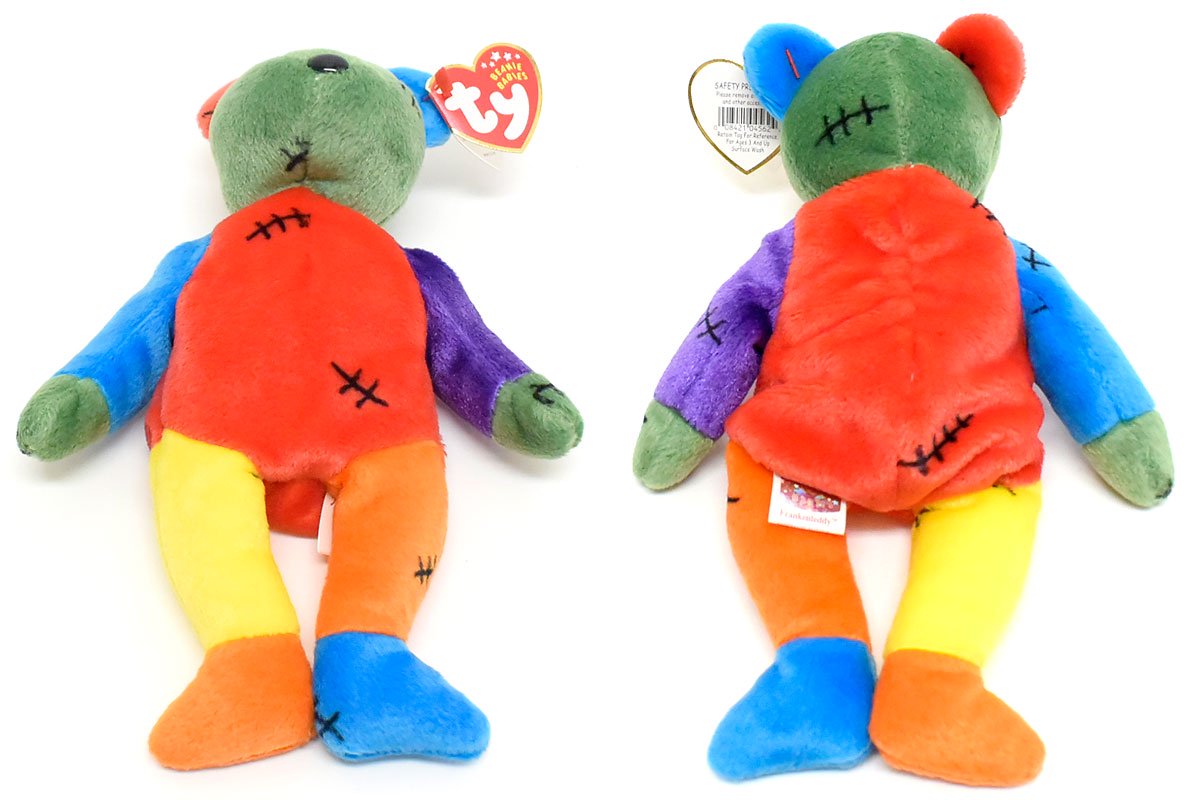 TY Beanie Baby/ビーニーベイビー・ぬいぐるみ・クマ・Frankenteddy