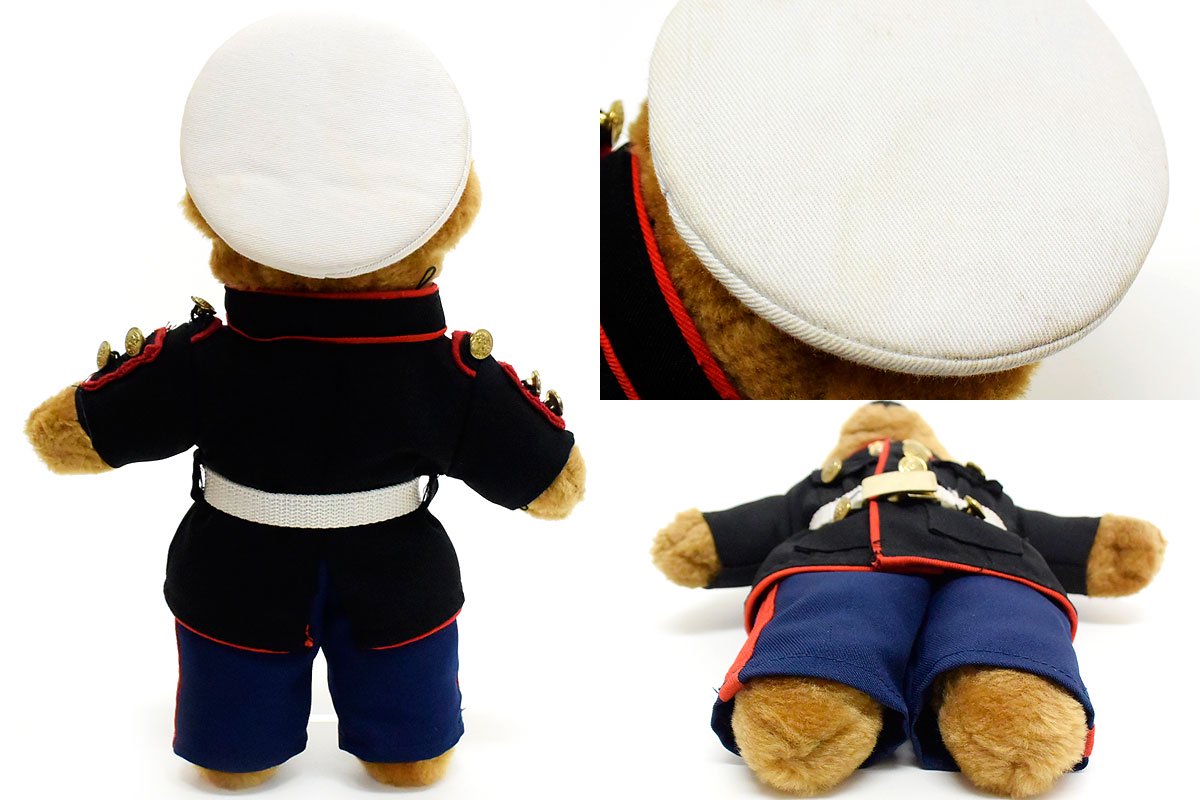 Patriot Bear/パトリオットベア・Bear/ベア/クマ・Plush/ぬいぐるみ・テディベア・US  Marine/アメリカ海兵隊・(帽子含む)高さ30cm・J.J. WIND - KNot a TOY/ノットアトイ