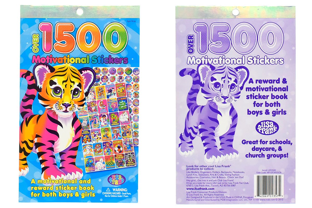 Lisa Frank/リサフランク・Over 1500 Motivational Stickers・ステッカーセット・2012年 - KNot a  TOY/ノットアトイ